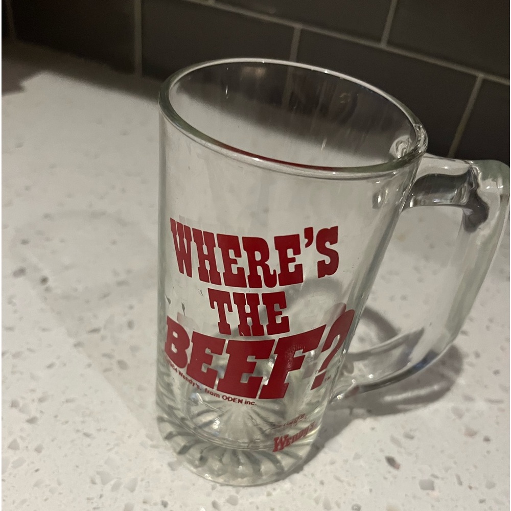 1980’s Wendy’s mug